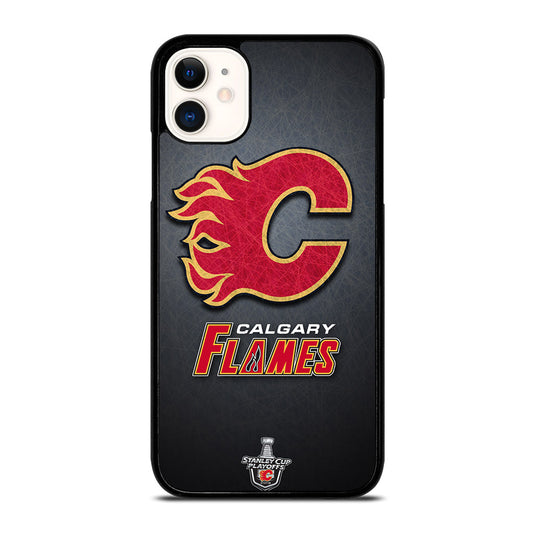 CALGARY FLAMES HOCKEY TEAM 2 iPhone 11 Case Cover