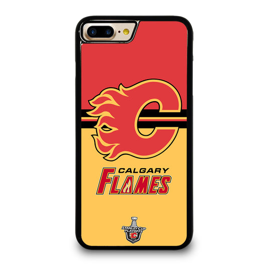 CALGARY FLAMES HOCKEY TEAM 3 iPhone 7 / 8 Plus Case Cover