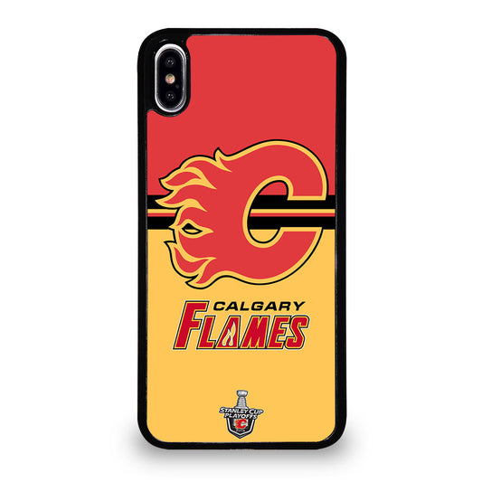 CALGARY FLAMES HOCKEY TEAM 3 iPhone XS Max Case Cover