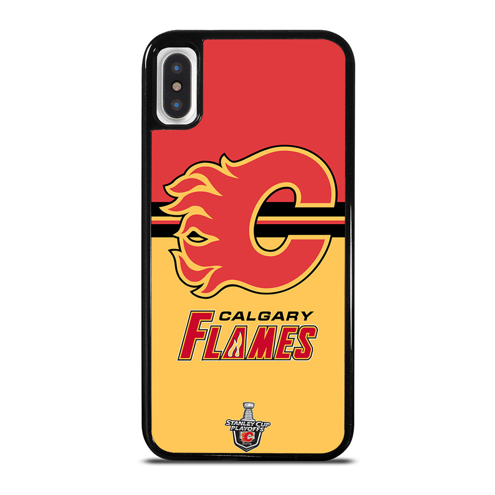 CALGARY FLAMES HOCKEY TEAM 3 iPhone X / XS Case Cover