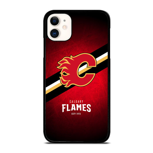 CALGARY FLAMES ICON 1 iPhone 11 Case Cover