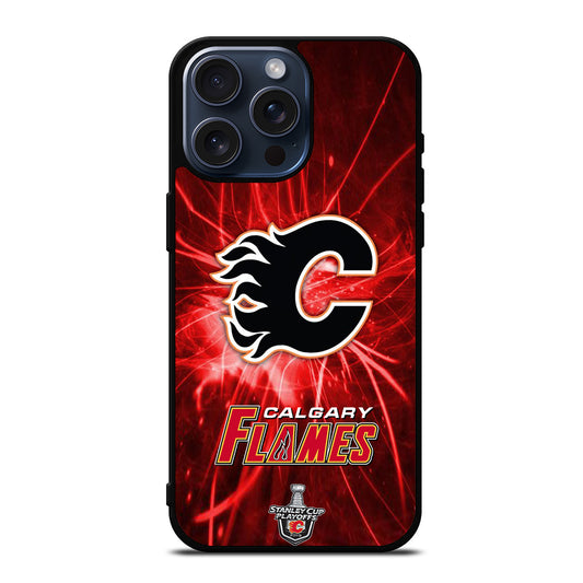 CALGARY FLAMES HOCKEY TEAM 1 iPhone 15 Pro Max Case Cover