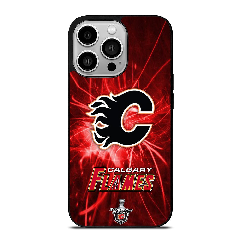 CALGARY FLAMES HOCKEY TEAM 1 iPhone 14 Pro Case Cover