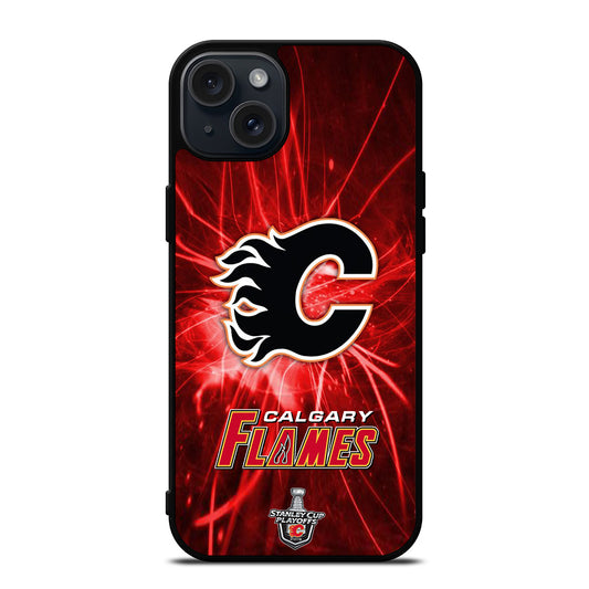 CALGARY FLAMES HOCKEY TEAM 1 iPhone 15 Plus Case Cover