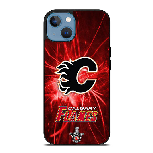 CALGARY FLAMES HOCKEY TEAM 1 iPhone 13 Case Cover