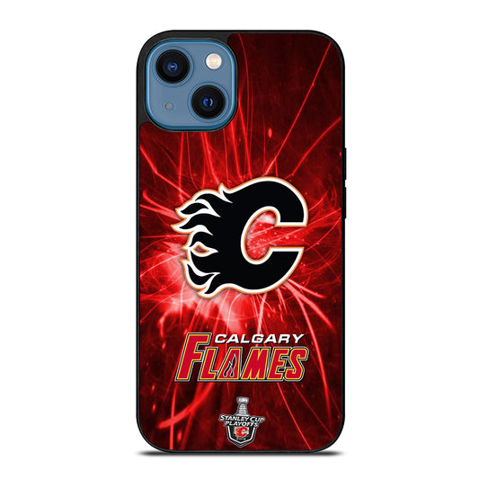 CALGARY FLAMES HOCKEY TEAM 1 iPhone 14 Case Cover