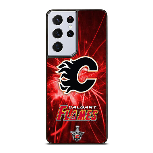 CALGARY FLAMES HOCKEY TEAM 1 Samsung Galaxy S21 Ultra Case Cover