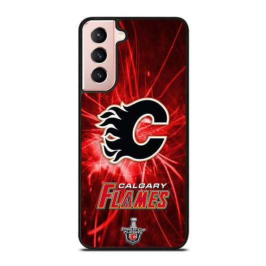CALGARY FLAMES HOCKEY TEAM 1 Samsung Galaxy S21 Case Cover