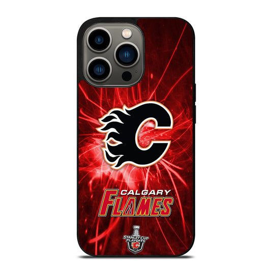 CALGARY FLAMES HOCKEY TEAM 1 iPhone 13 Pro Case Cover