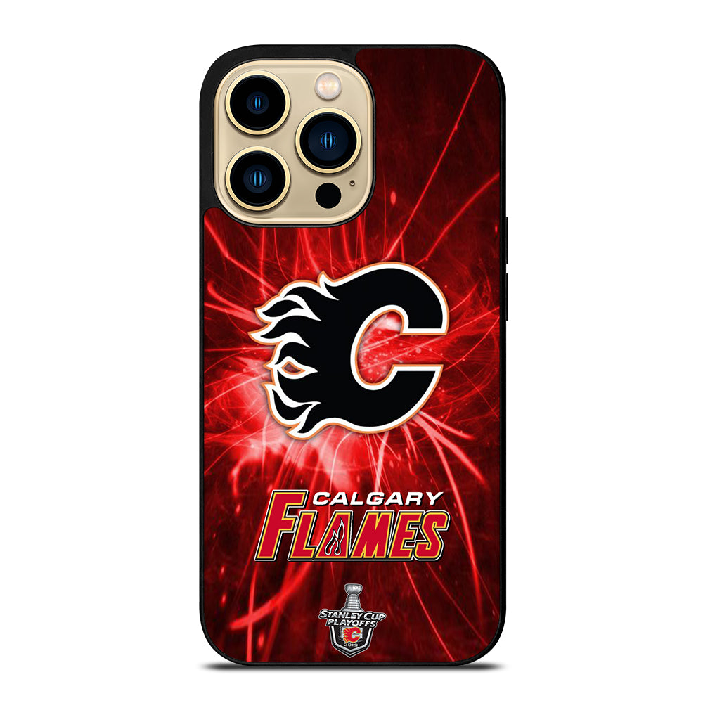 CALGARY FLAMES HOCKEY TEAM 1 iPhone 14 Pro Max Case Cover