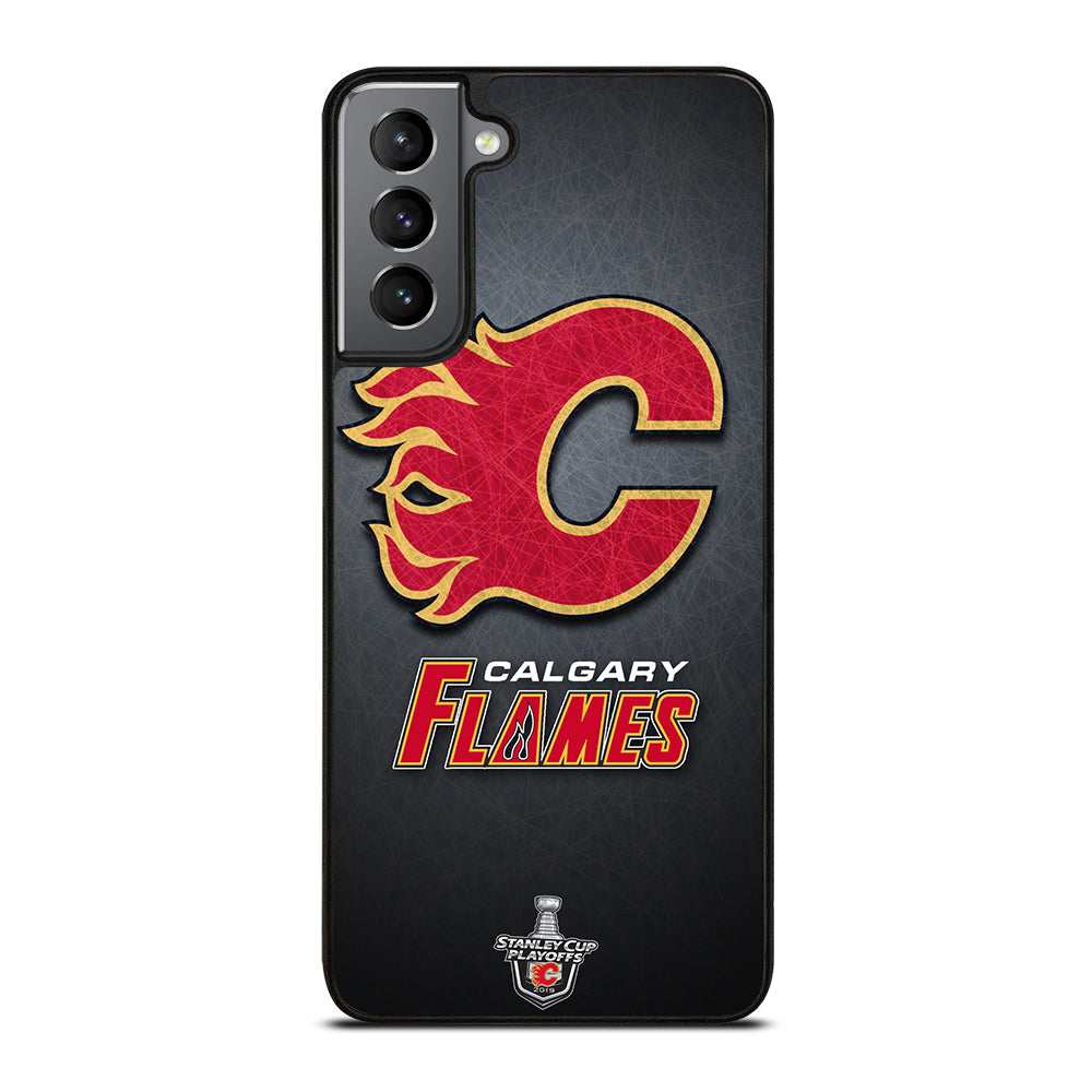 CALGARY FLAMES HOCKEY TEAM 2 Samsung Galaxy S21 Plus Case Cover