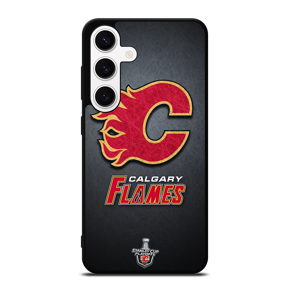 CALGARY FLAMES HOCKEY TEAM 2 Samsung Galaxy S24 Case Cover