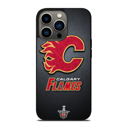 CALGARY FLAMES HOCKEY TEAM 2 iPhone 13 Pro Case Cover