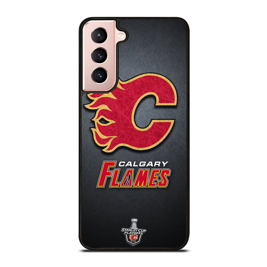 CALGARY FLAMES HOCKEY TEAM 2 Samsung Galaxy S21 Case Cover