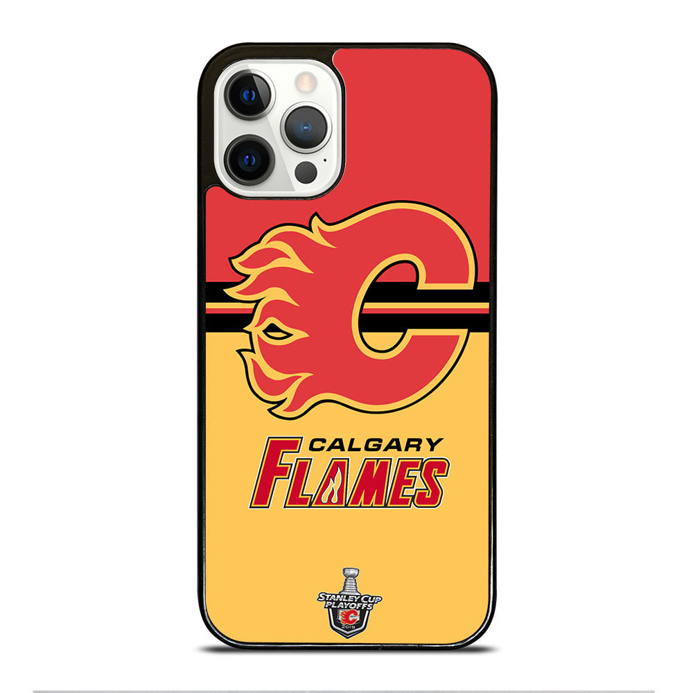 CALGARY FLAMES HOCKEY TEAM 3 iPhone 12 Pro Case Cover