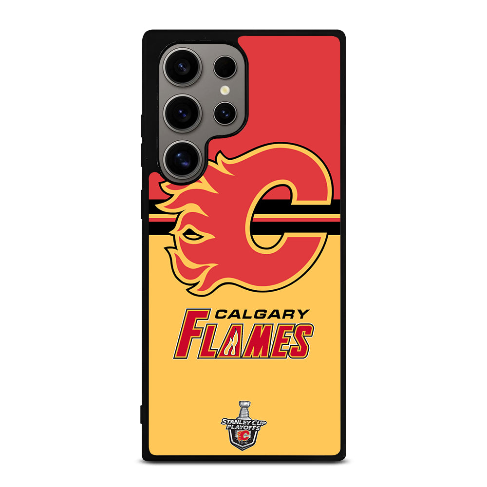 CALGARY FLAMES HOCKEY TEAM 3 Samsung Galaxy S24 Ultra Case Cover