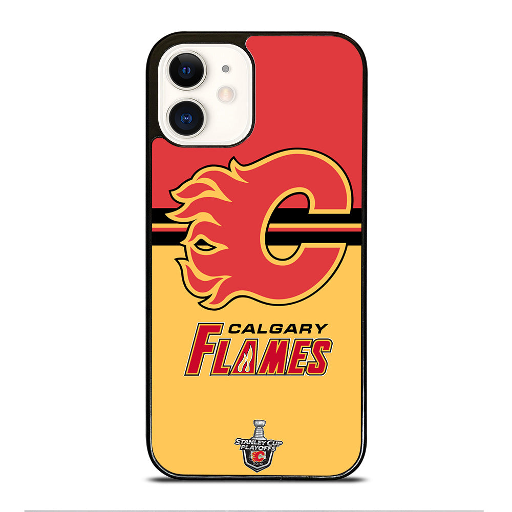 CALGARY FLAMES HOCKEY TEAM 3 iPhone 12 Case Cover