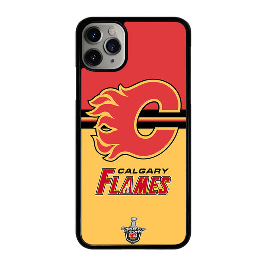 CALGARY FLAMES HOCKEY TEAM 3 iPhone 11 Pro Max Case Cover