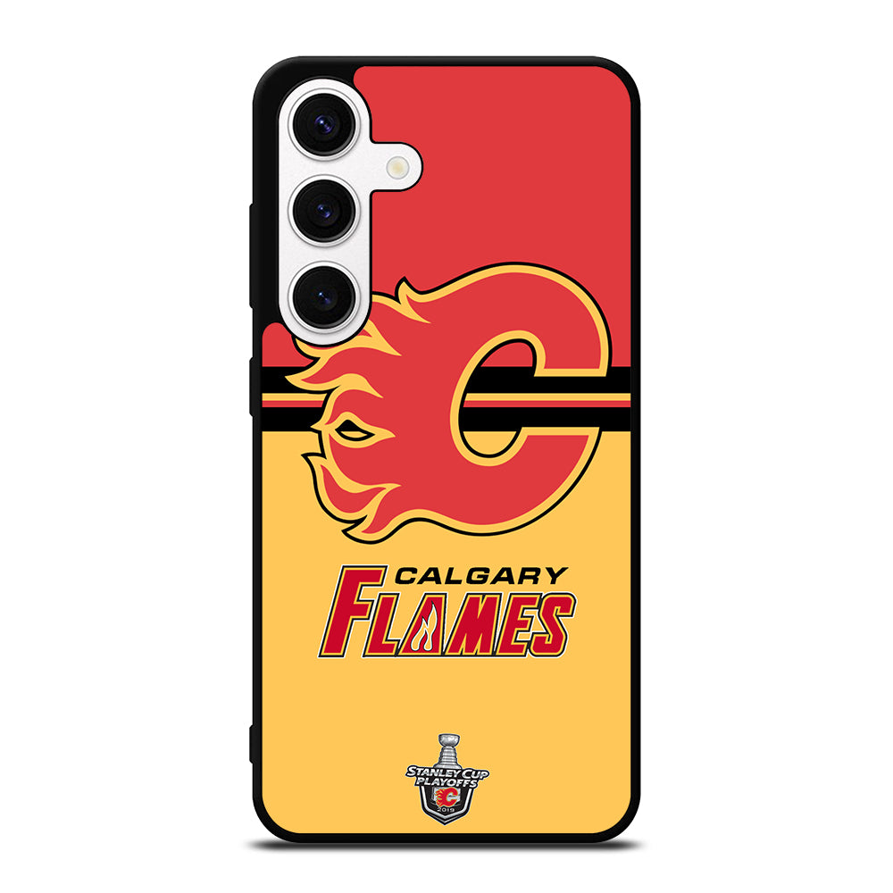 CALGARY FLAMES HOCKEY TEAM 3 Samsung Galaxy S24 Case Cover