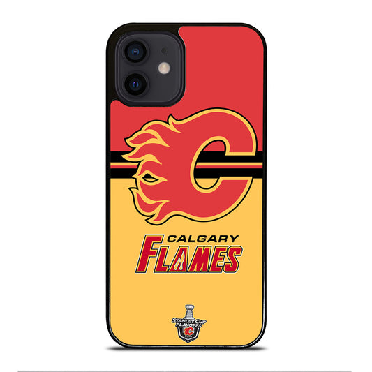 CALGARY FLAMES HOCKEY TEAM 3 iPhone 12 Mini Case Cover