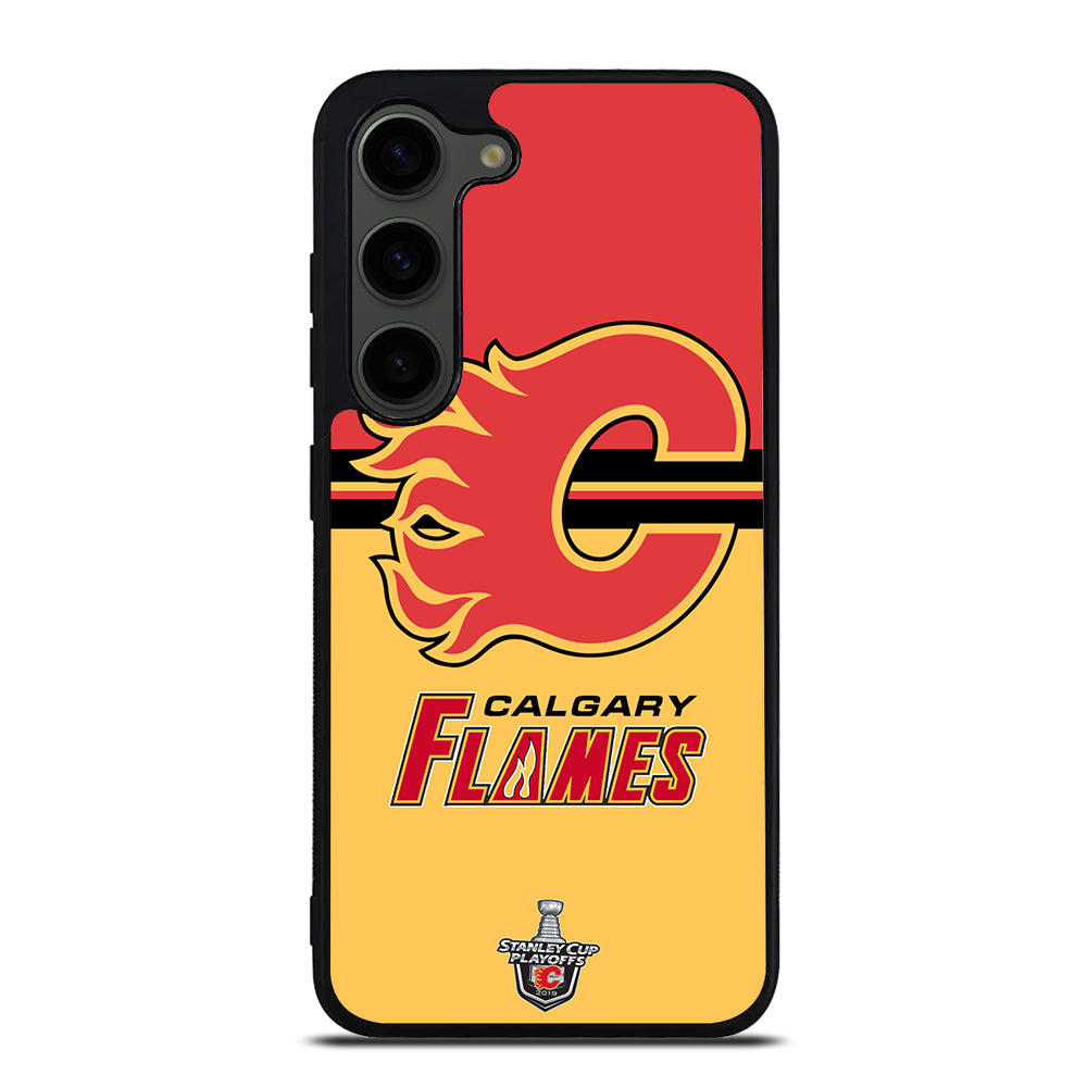 CALGARY FLAMES HOCKEY TEAM 3 Samsung Galaxy S23 Plus Case Cover