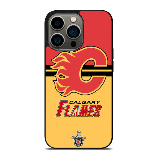 CALGARY FLAMES HOCKEY TEAM 3 iPhone 13 Pro Case Cover