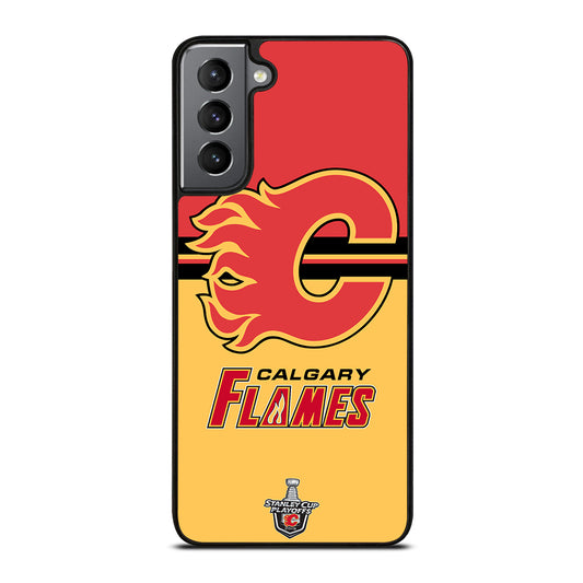 CALGARY FLAMES HOCKEY TEAM 3 Samsung Galaxy S21 Plus Case Cover