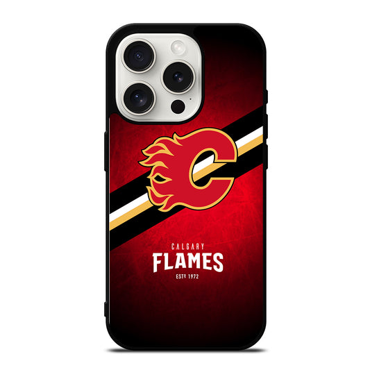CALGARY FLAMES ICON 1 iPhone 15 Pro Case Cover