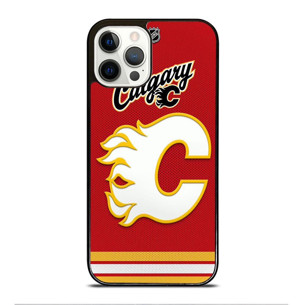 CALGARY FLAMES ICON 3 iPhone 12 Pro Case Cover