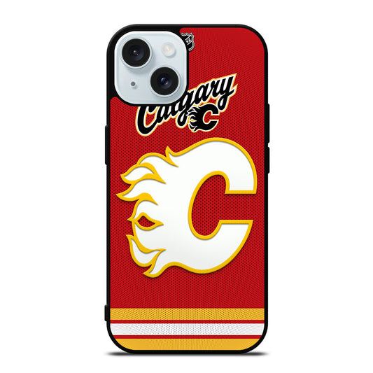 CALGARY FLAMES ICON 3 iPhone 15 Case Cover