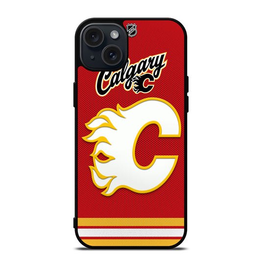 CALGARY FLAMES ICON 3 iPhone 15 Plus Case Cover