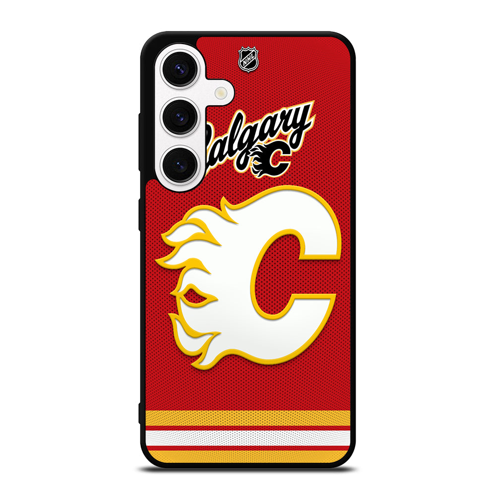 CALGARY FLAMES ICON 3 Samsung Galaxy S24 Case Cover