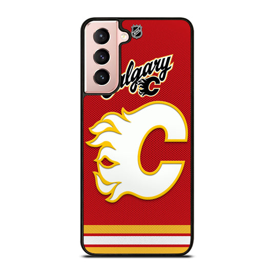 CALGARY FLAMES ICON 3 Samsung Galaxy S21 Case Cover