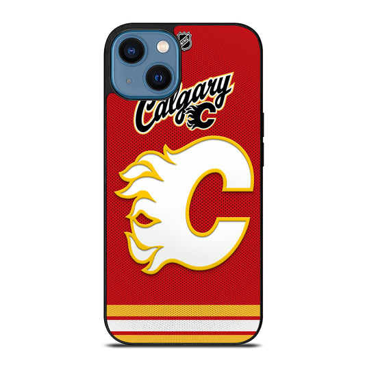 CALGARY FLAMES ICON 3 iPhone 14 Case Cover