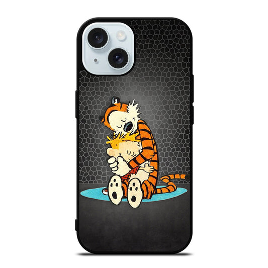 CALVIN AND HOBES CARTOON SERIES iPhone 15 Case Cover