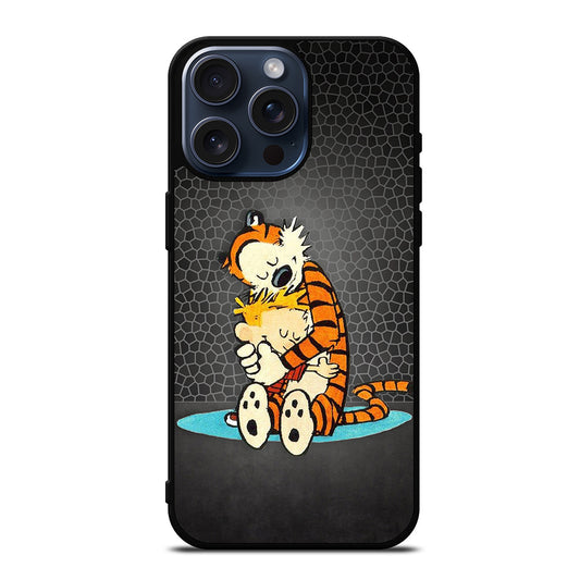 CALVIN AND HOBES CARTOON SERIES iPhone 15 Pro Max Case Cover