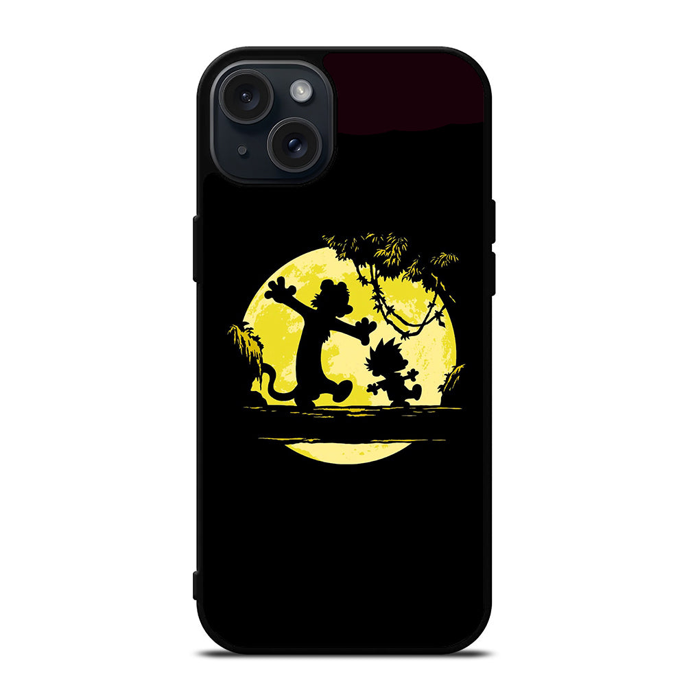 CALVIN AND HOBES SHADOW iPhone 15 Plus Case Cover