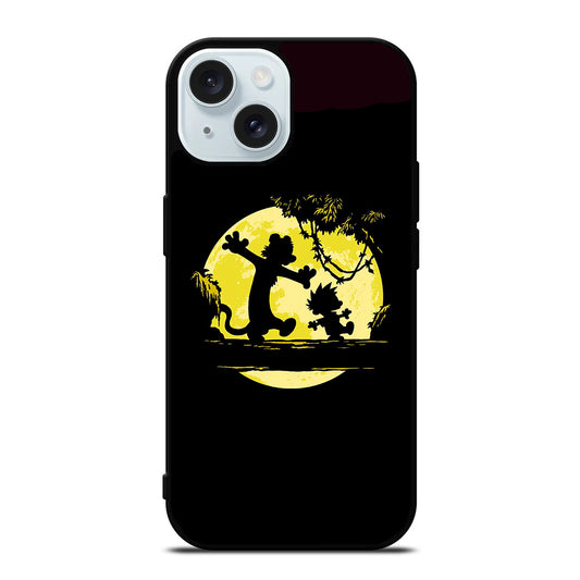 CALVIN AND HOBES SHADOW iPhone 15 Case Cover