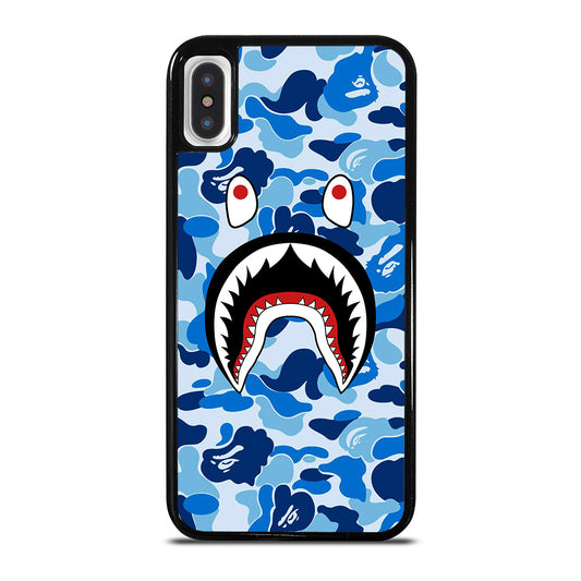 CAMO BAPE SHARK LOGO 1 iPhone X / XS Case Cover