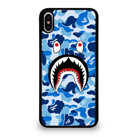 CAMO BAPE SHARK LOGO 1 iPhone XS Max Case Cover
