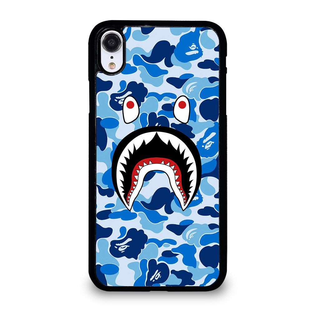 CAMO BAPE SHARK LOGO 1 iPhone XR Case Cover