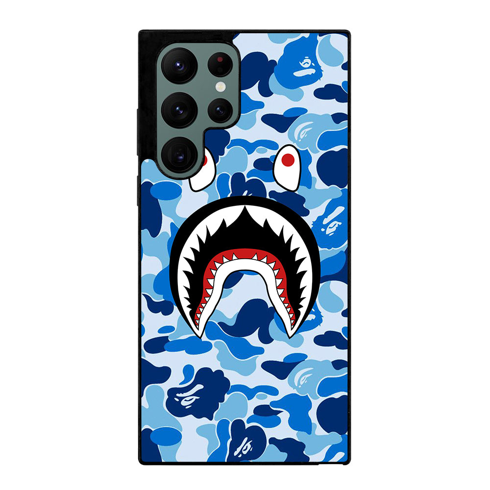 CAMO BAPE SHARK LOGO 1 Samsung Galaxy S22 Ultra Case Cover