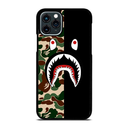 CAMO BAPE SHARK LOGO 2 iPhone 11 Pro Case Cover