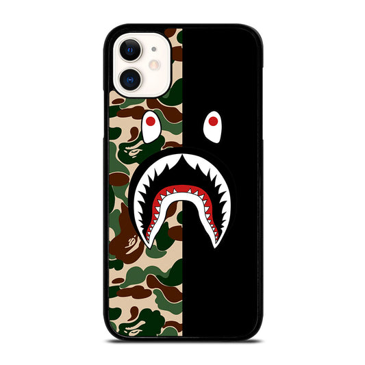 CAMO BAPE SHARK LOGO 2 iPhone 11 Case Cover