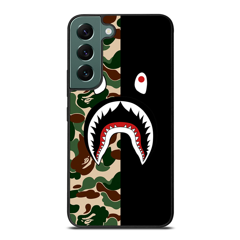 CAMO BAPE SHARK LOGO 2 Samsung Galaxy S22 Case Cover