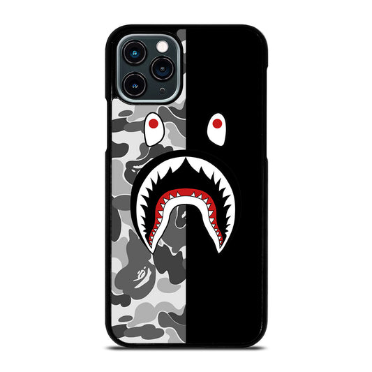 CAMO BAPE SHARK LOGO 3 iPhone 11 Pro Case Cover