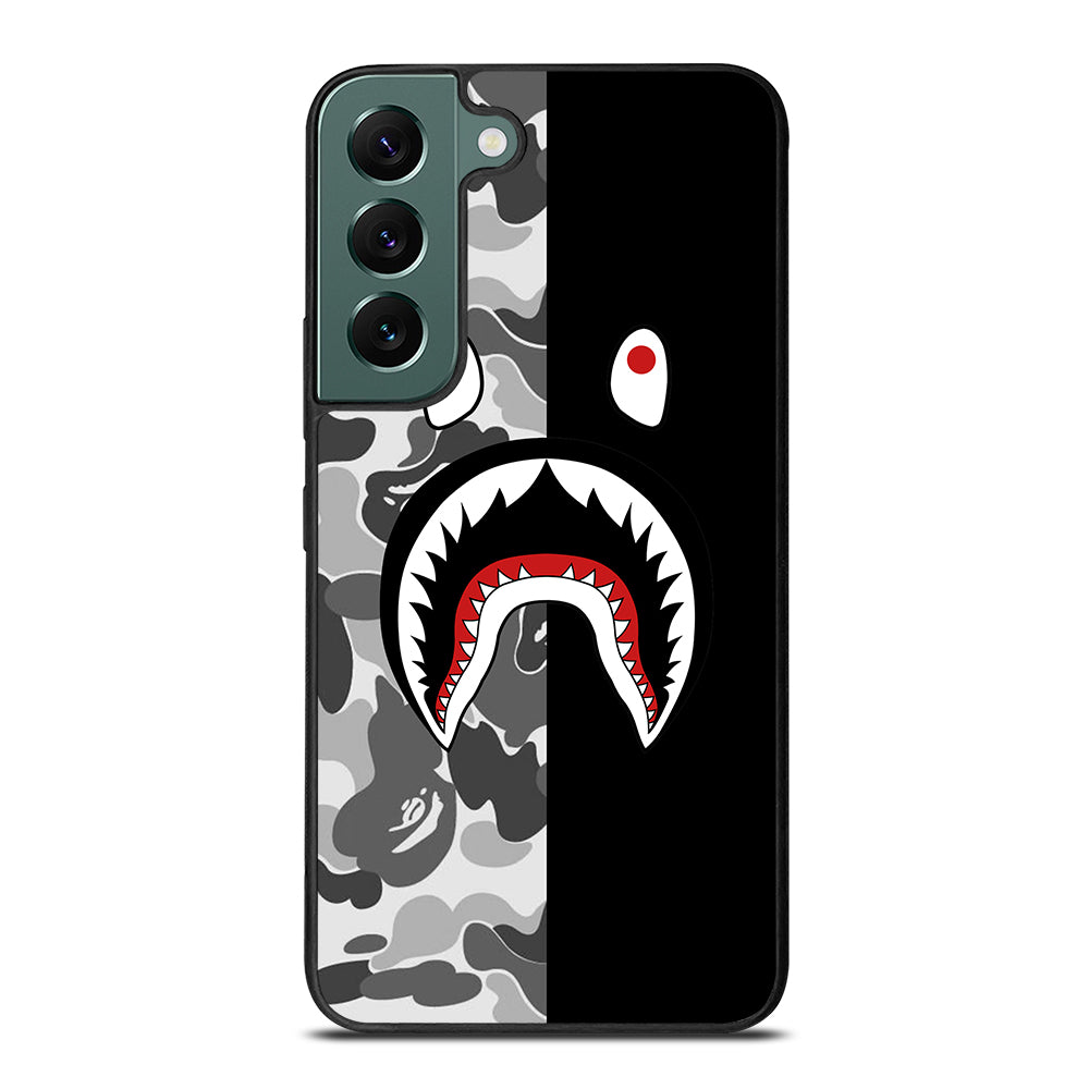 CAMO BAPE SHARK LOGO 3 Samsung Galaxy S22 Case Cover