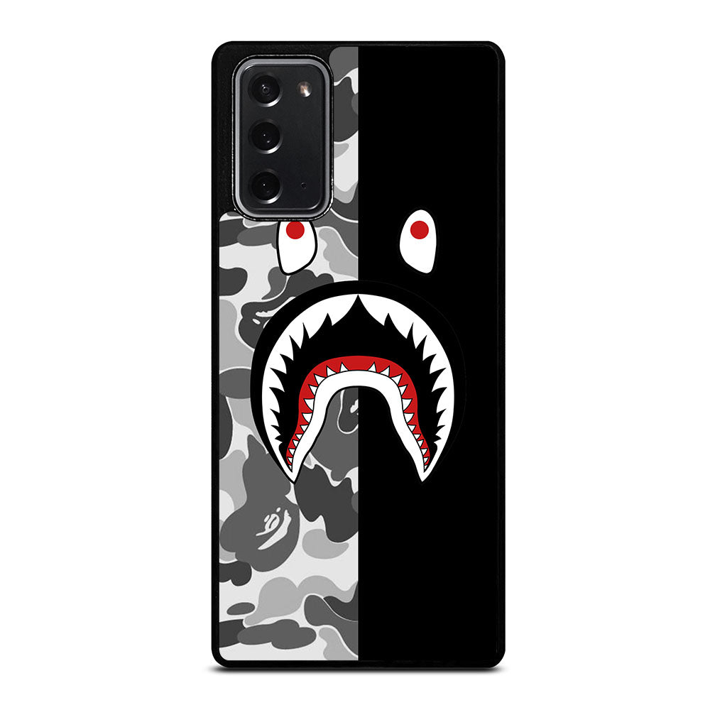 CAMO BAPE SHARK LOGO 3 Samsung Galaxy Note 20 Case Cover