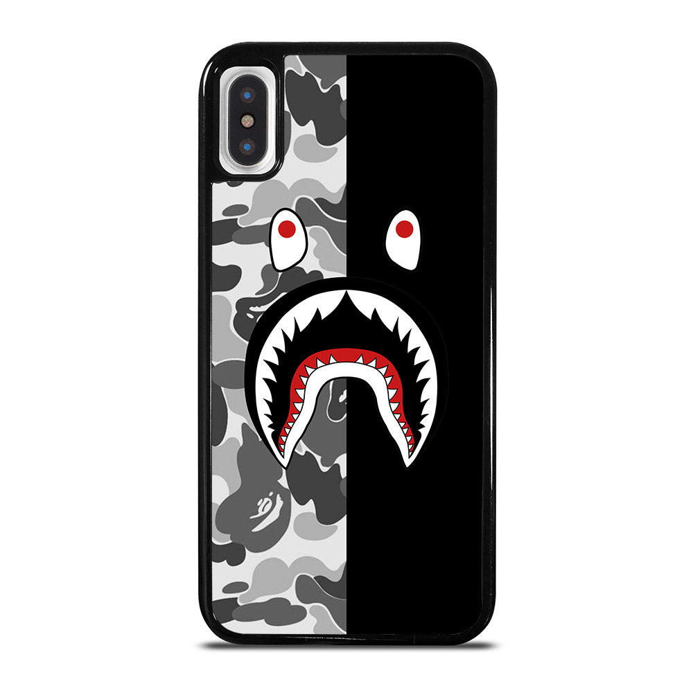 CAMO BAPE SHARK LOGO 3 iPhone X / XS Case Cover