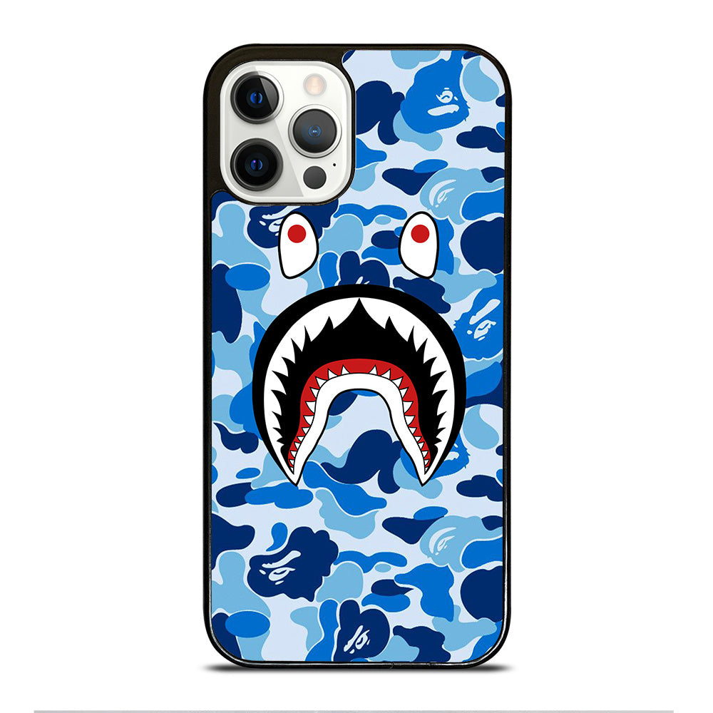 CAMO BAPE SHARK LOGO 1 iPhone 12 Pro Case Cover